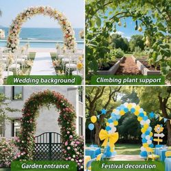 Metal Garden Arch Trellis for Climbing Plants …