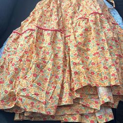 Falda para ballet folclórico