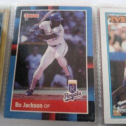 BO JACKSON LEAF BASEBALL CARD