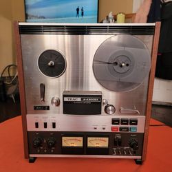 TEAC A-4300SX Auto Reverse 2-Track Reel to Reel Tape Recorder Deck 1970s - Silver
