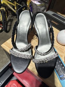 Nine West Talip Crystal Black Size 8