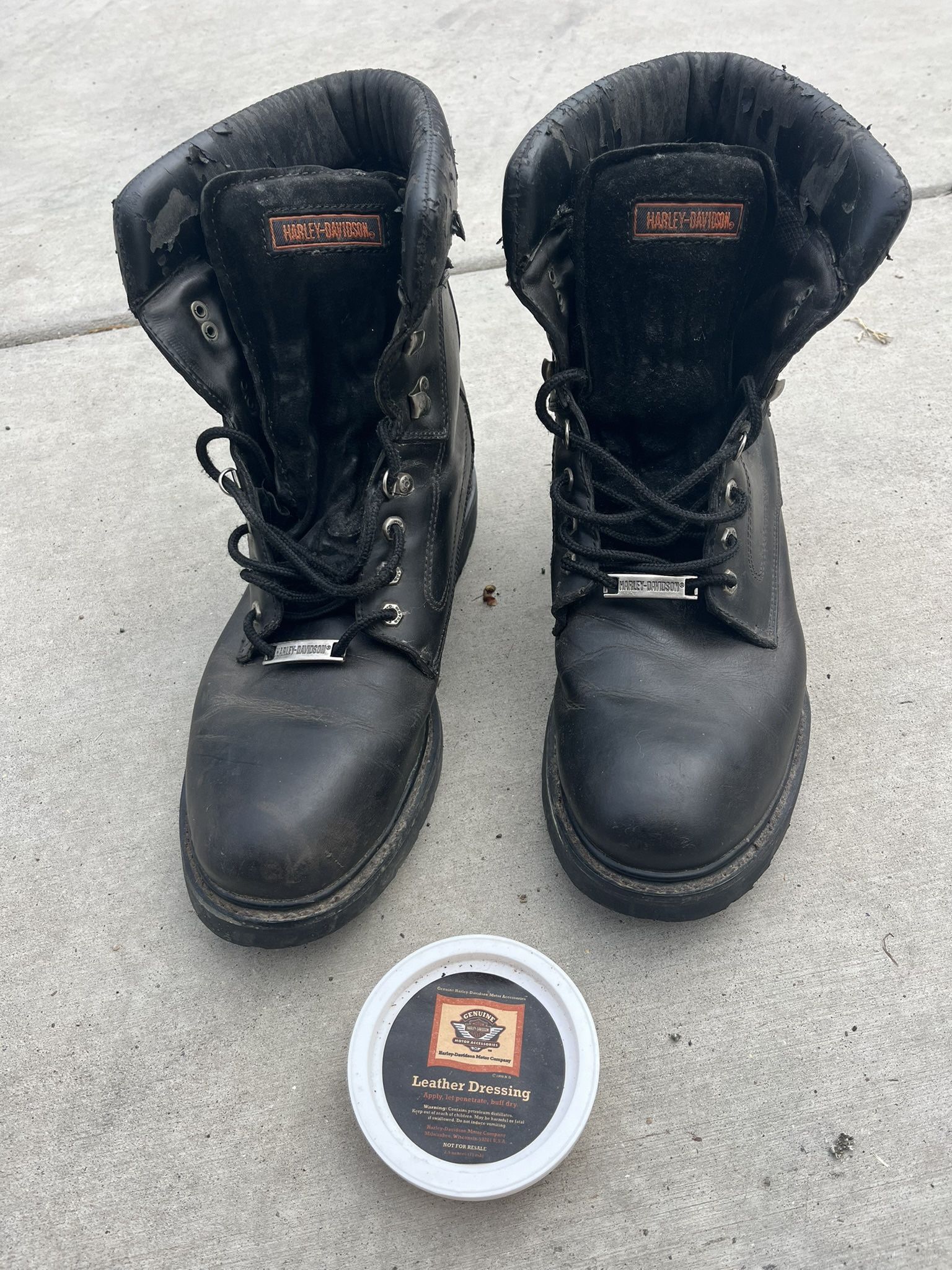 Harley-Davidson Men's Badlands Leather Motorcycle Casual Boot