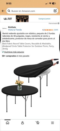 Tengo  20 cover  para mesa redondas todos por 45