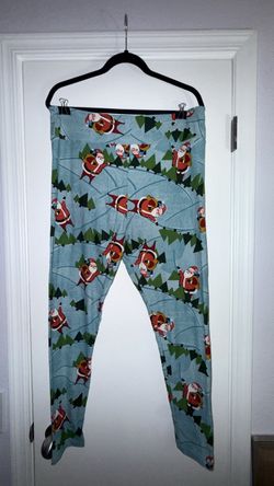 LuLaRoe Christmas Santa Leggings - TC2 Tall Curvy (18-26)