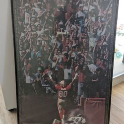 NIKE JERRY RICE VINTAGE JUST DID IT POSTER 25 X 35 for Sale in