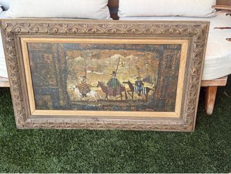 Vintage mid century print art work