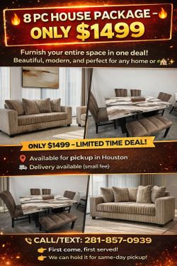 FULL HOUSE PACKAGE – $1499 