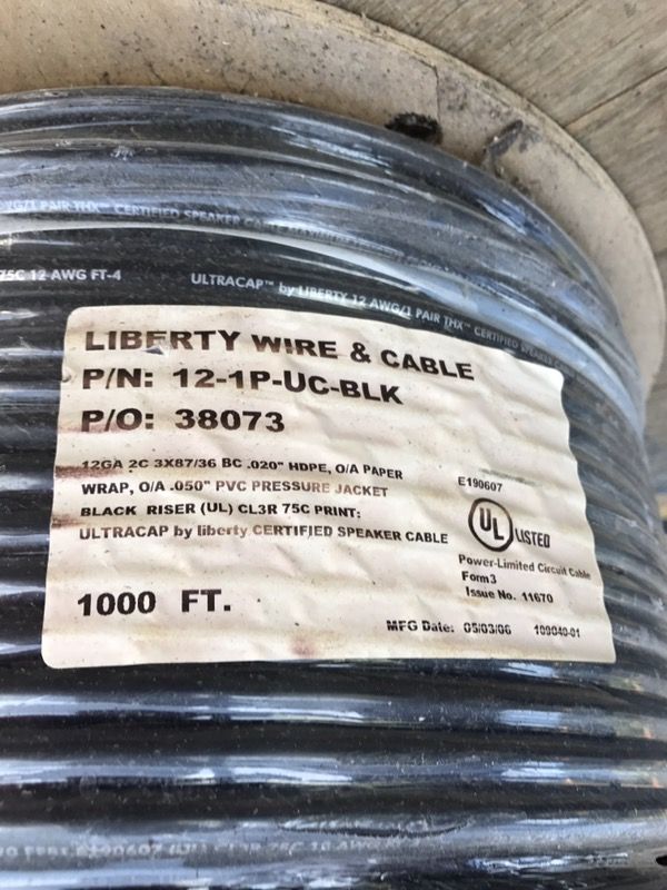 Liberty 12/2 THX Ultra Cap Cable