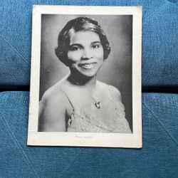 Historical Picture Marian Anderson 