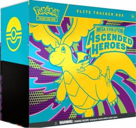 ASCENDED HEROED ELITE TRAINER BOX - SEALED MINT - POKEMON ETB FOR SALE
