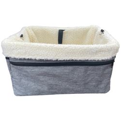 Sherpa Lined Car Seat for Pets