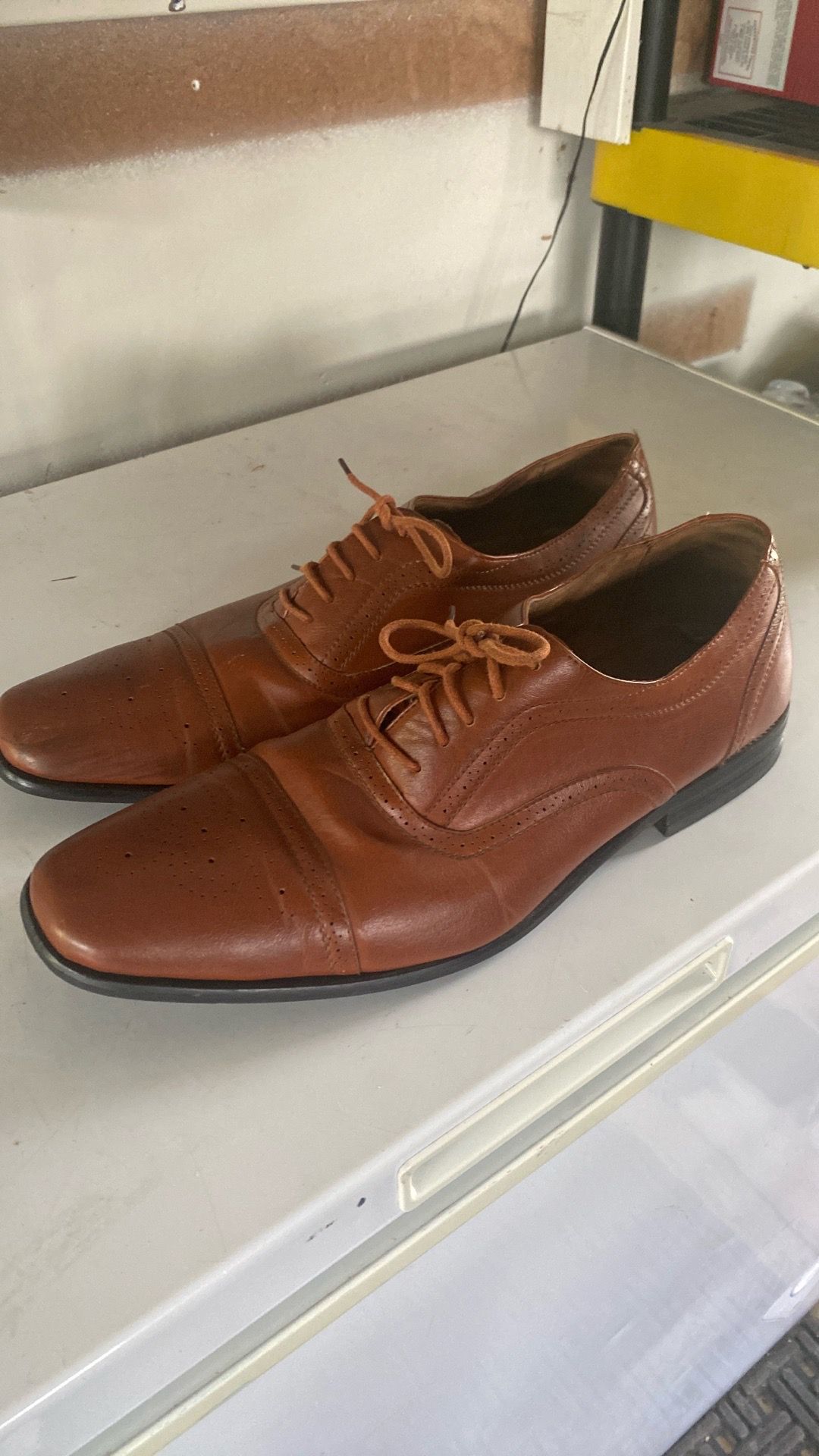 Brown Delli Aldo Men’s Dress Shoes size 12