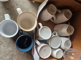 Mixed Lot of Coffee Mugs glass cup
