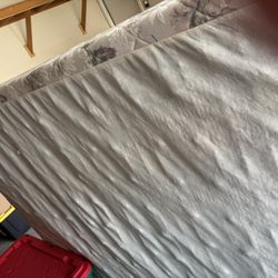 Queen Box Spring and Metal Bed Frame