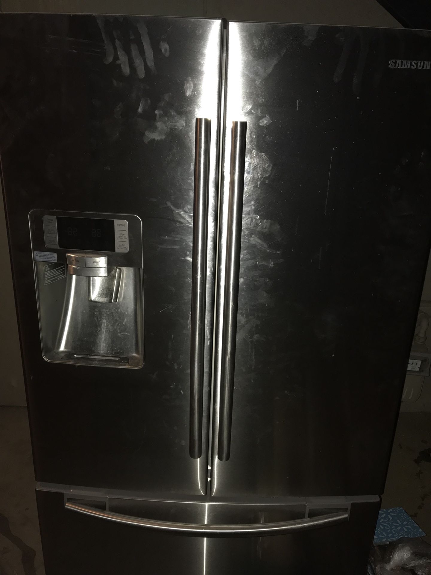 Samsung RFG297 Series Refrigerator Stainless Steel