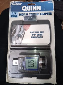 Quinn 3/4 digital torque adapter