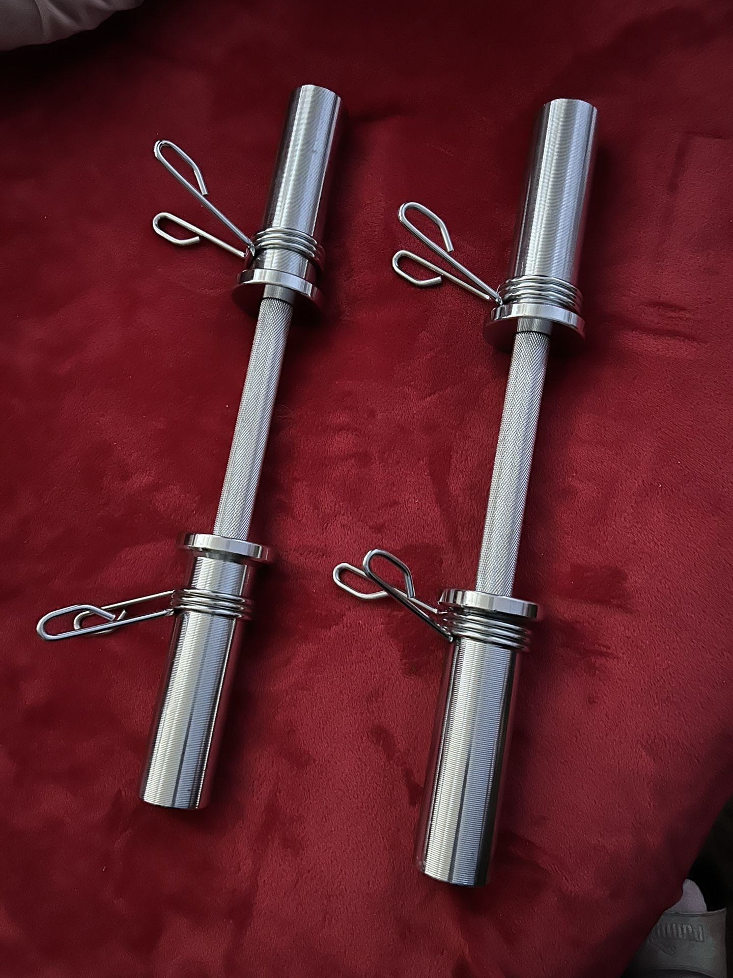 STOZM 20” Olympic Dumbbell Handles – Chrome