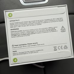 AIRPODS PRO 3 BRAND NEW UNSEALED