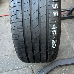 255/40/20 Good Year Eagle F1 Asymmetric 5. One Tire Available With 90 % Of Life