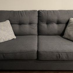 Gray Loveseat Sofa
