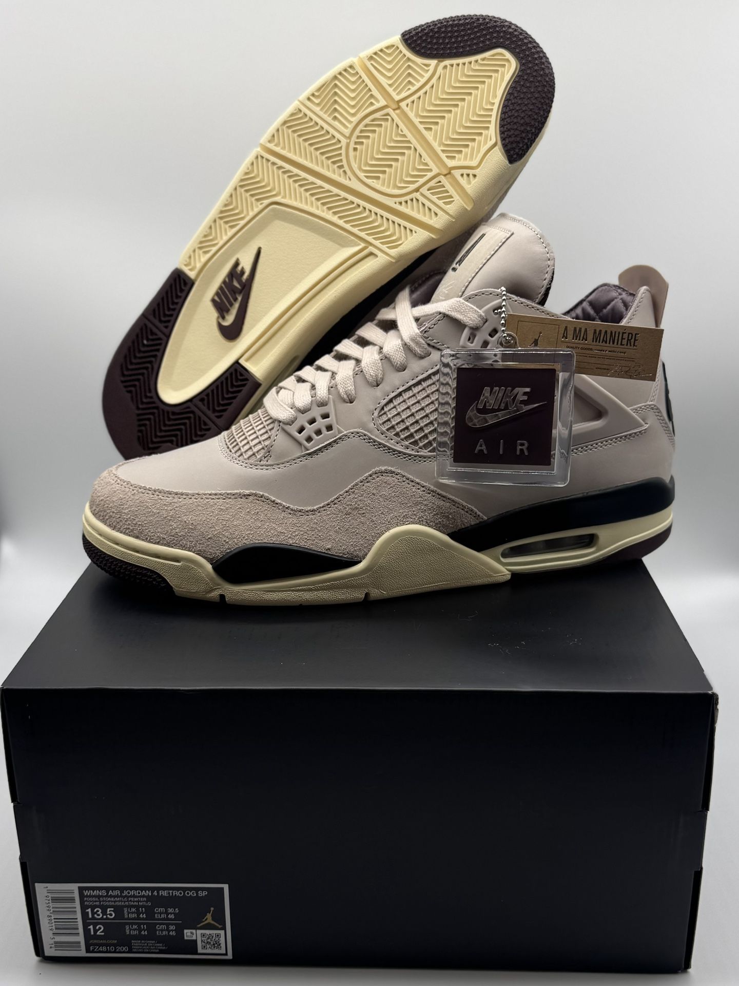 A Ma Maniere Nike Air Jordan 4 Retro While You Were Sleeping WMNS 13.5 Men’s 12 
