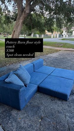 Pottery barn low kids couch