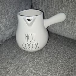 New Rae Dunn Hot Cocoa Ceramic Pot