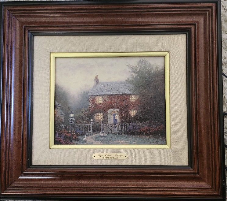 Thomas Kinkade Limited Edition Pye Corner Cottage