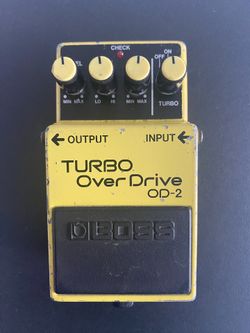 BOSS OD-2 TURBO Overdrive. Vintage (Japan)