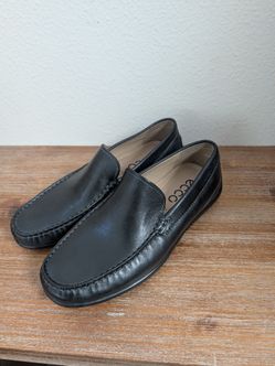 New!  ECCO Men's Classic Moc 2.0 Slip-On Driving Shoe - Black, US5/EU39