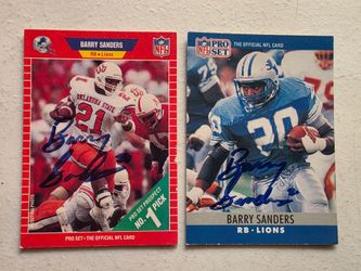 Barry Sanders Football Cards