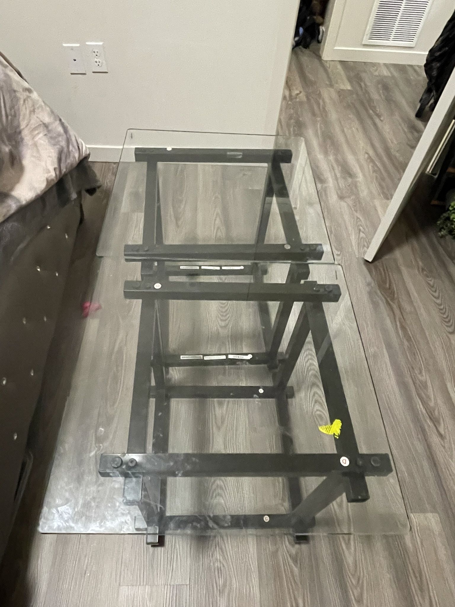 Glass End Table (2)