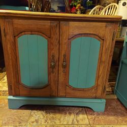 Wet Bar Cabinet Oak 2 Shelfs