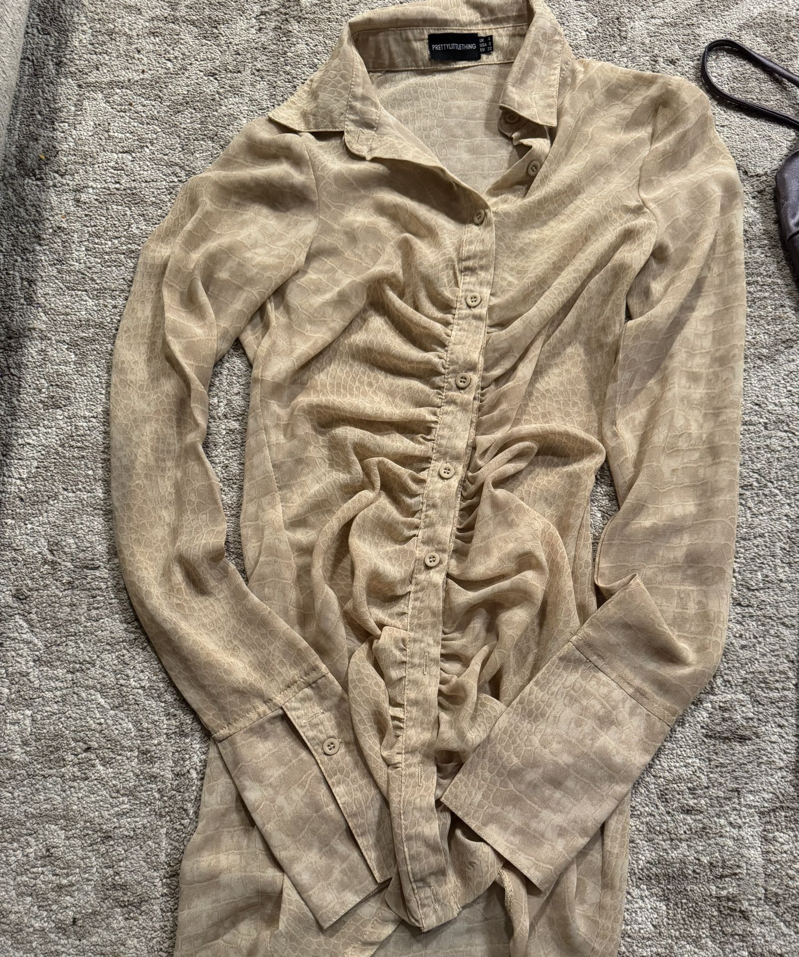 Crocodile Print dress