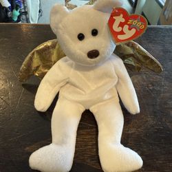 Extremely Rare “Halo” Angel Bear Beanie Baby