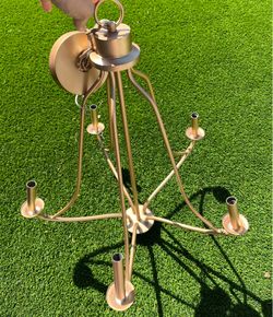 Modern Golden Chandelier