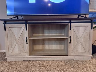 Farmhouse TV Stand - Brown