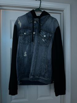 True Religion Long Sleeve Denim Hoodie OBO