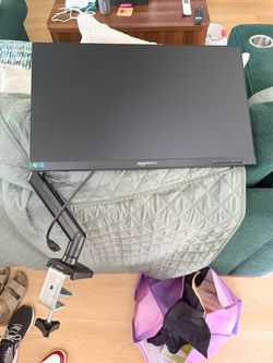 AmazonBasics Monitor with Adjustable Arm Mount