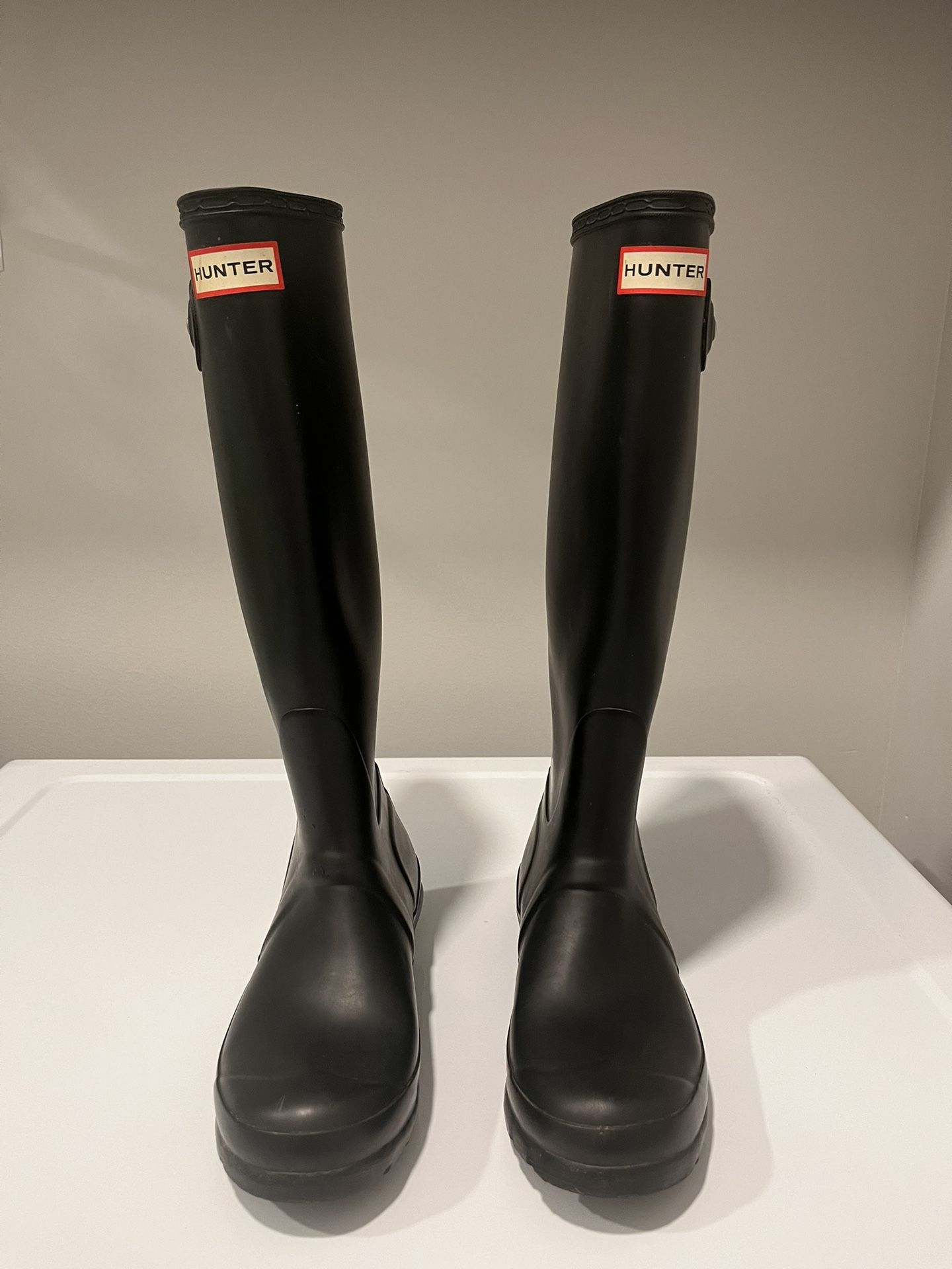 Hunter Tall Black Boots
