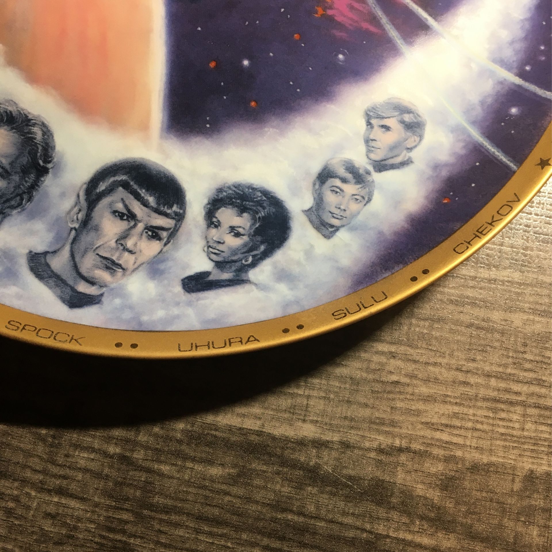 Star Trek USS Enterprise ~ Large Collector Plate (NCC1701)