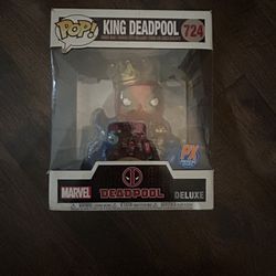 Funko Pop! Deluxe Marvel Deadpool #724 King Deadpool Previews Exclusive