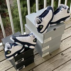 BRAND NEW JORDAN 13 “OBSIDIAN” FOR SALE!!! MEN’s SIZES 12 & 13  $230.  GS SIZES 6.5 & 7 $170