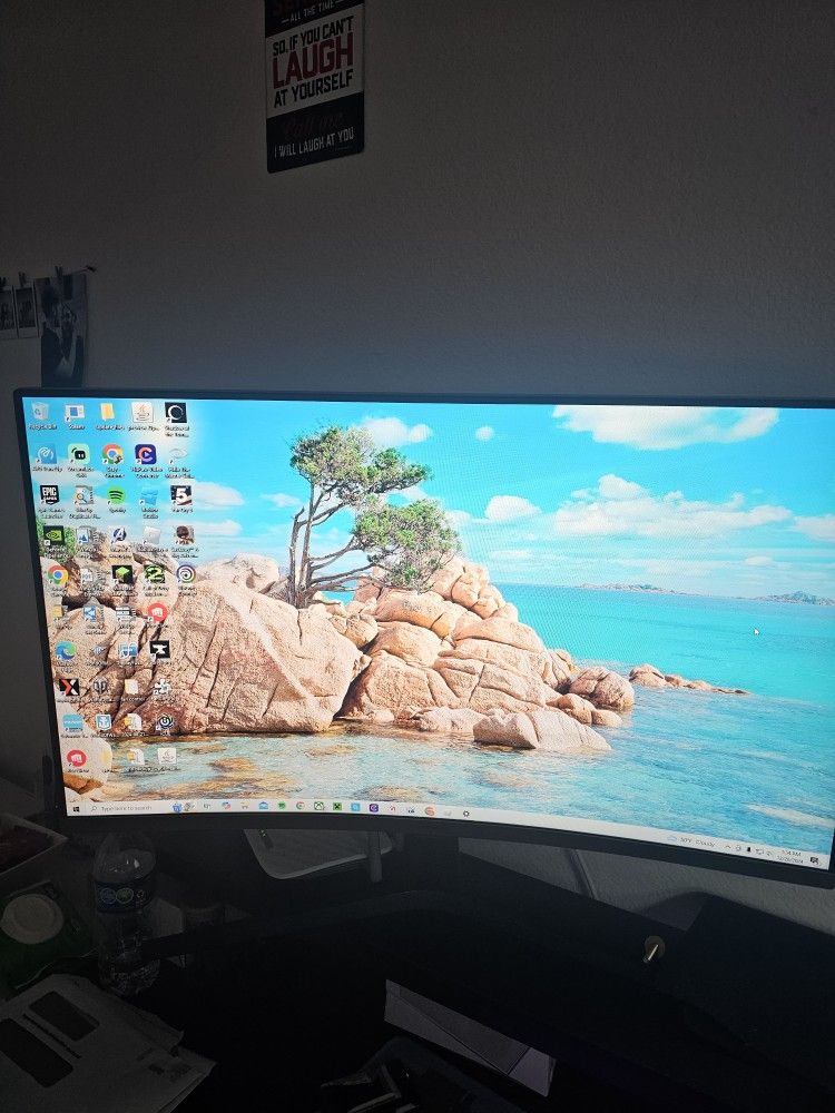 Samsung 32" Curved Monitor , Dell Monitor As Well