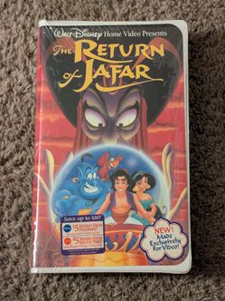 Vintage 1994 Walt Disney The Return of Jafar VHS Brand New