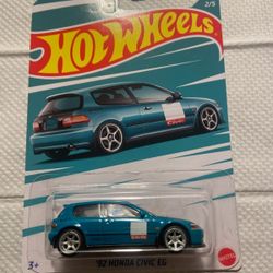 Hot Wheels-' 92 Honda Civic EG" Custom  Real Riders"