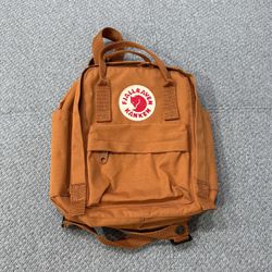Fjallraven Kanken Mini Burnt Orange Backpack Like NEW