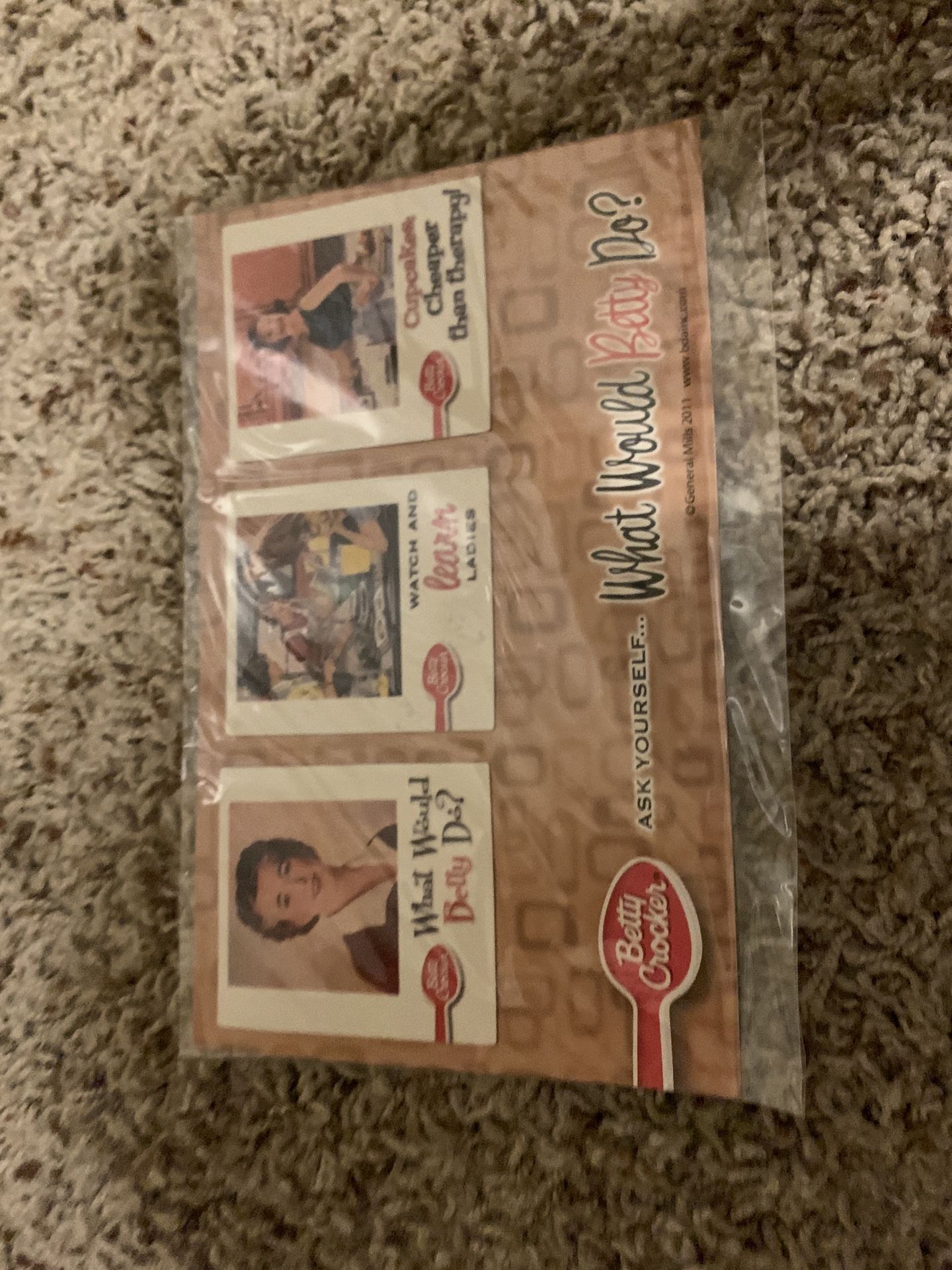 Betty Crocker What Would Betty Do Set of Three Magnets
