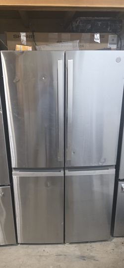 New Refrigerator 36" french door,  4 door brand General Electric