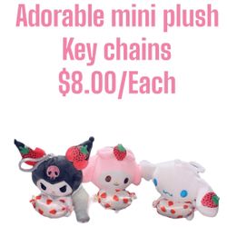 Adorable Plush Mini Keychains 